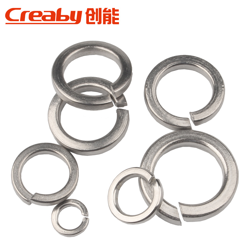 304不锈钢弹垫开口弹簧垫圈华司弹性平垫片M2M3M4LM5M6M8M10M12M1