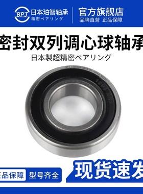 日本进口双列密封调心球轴承1304RS高速轴承1305 1306 1307ATN