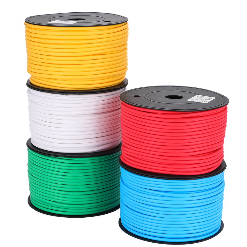 线号管PVC机打号码管梅s花管空白数字内齿记号线标套管电线编码管