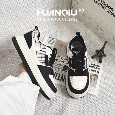 环球经典百搭港式小香风板鞋女