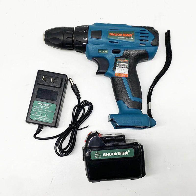 斯诺克21V电池包 充电器主机裸机 机身手电钻配件原厂原装手钻