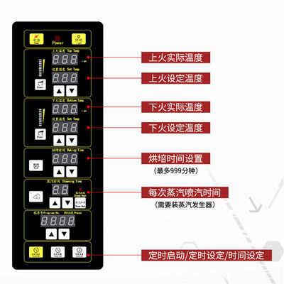 SUN-MATE珠海江苏三麦电烤箱商用烘炉平炉二盘蛋糕面包烘焙店烤箱