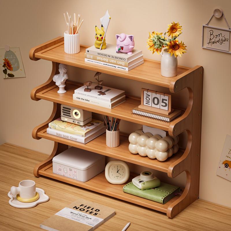 桌面置物架桌上杯子收纳架办公室工位整理台面餐桌多层水杯小架子