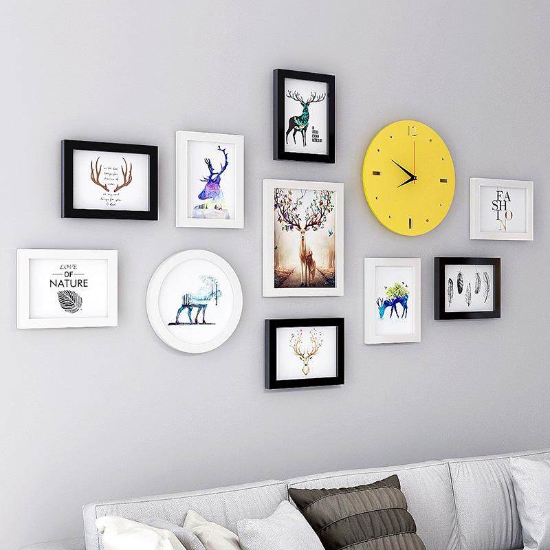 007相框创意挂墙组合北欧影楼照片墙相框墙简约现代5 7 10寸相框,家居饰品,DIY亲子装饰画,淘宝优惠券,粉丝福利购,淘宝优惠卷