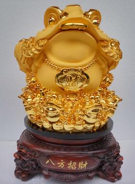 八方招财 金蟾 貔貅 树脂工艺品摆件 风水办公开业家居装饰礼品