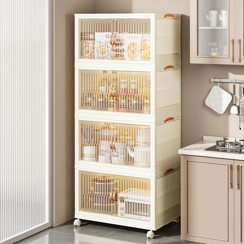 折叠收纳柜卧室多层收纳箱儿童塑料衣柜衣服玩具储物柜省空间,收纳整理,收纳柜,淘宝优惠券,粉丝福利购,淘宝优惠卷