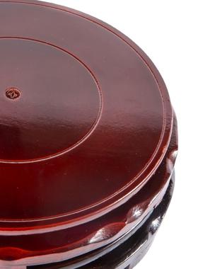 厂家360旋转底座花瓶花盆底座酒瓶酒坛木架水晶铜器摆件底托