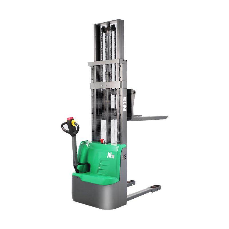 叉车CDD15R全电动堆高车1.5吨液压油缸堆高机车电动堆垛车