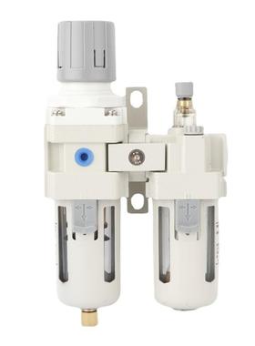 气源油水分离器二联件AC2010-023010-03D空气过滤器调压阀油雾器