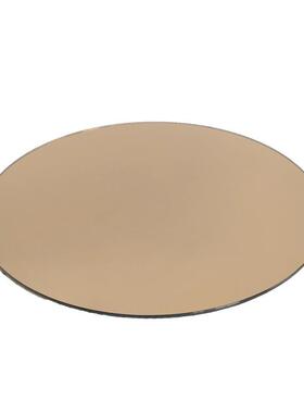 不锈钢镜面圆形托盘摆件现代简约样板房家居几何桌面客厅酒具摆件