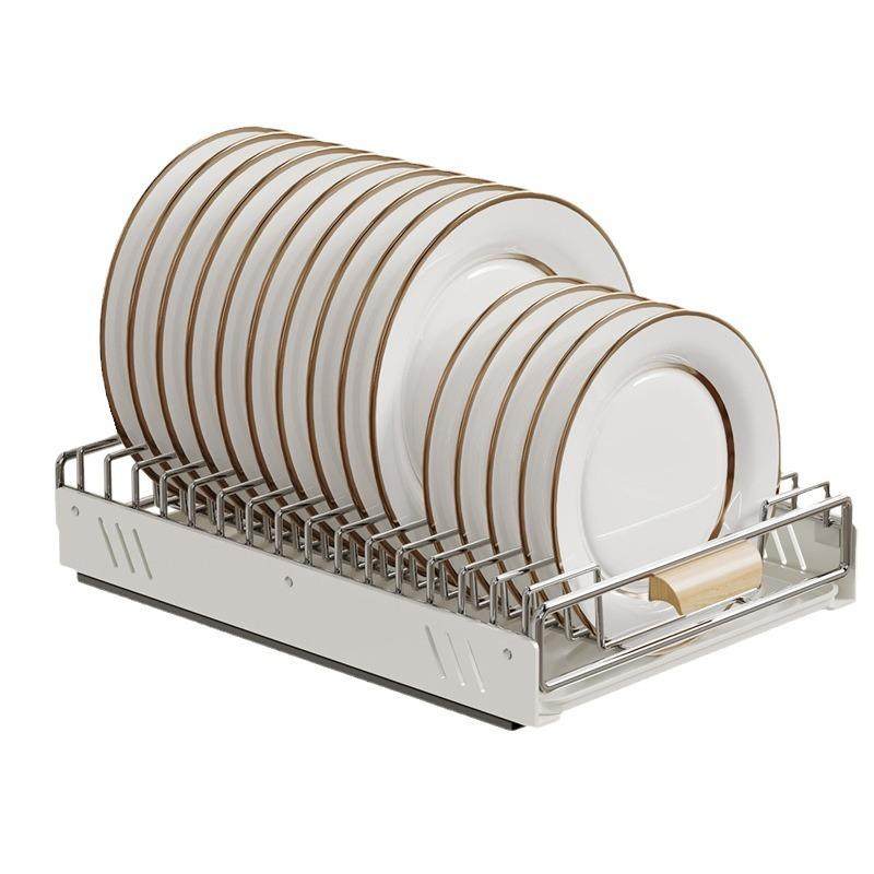 不锈钢碗碟收纳架碗盘橱柜拉篮抽屉式内置沥水厨房沥水置物架,厨房/烹饪用具,碗架,淘宝优惠券,粉丝福利购,淘宝优惠卷