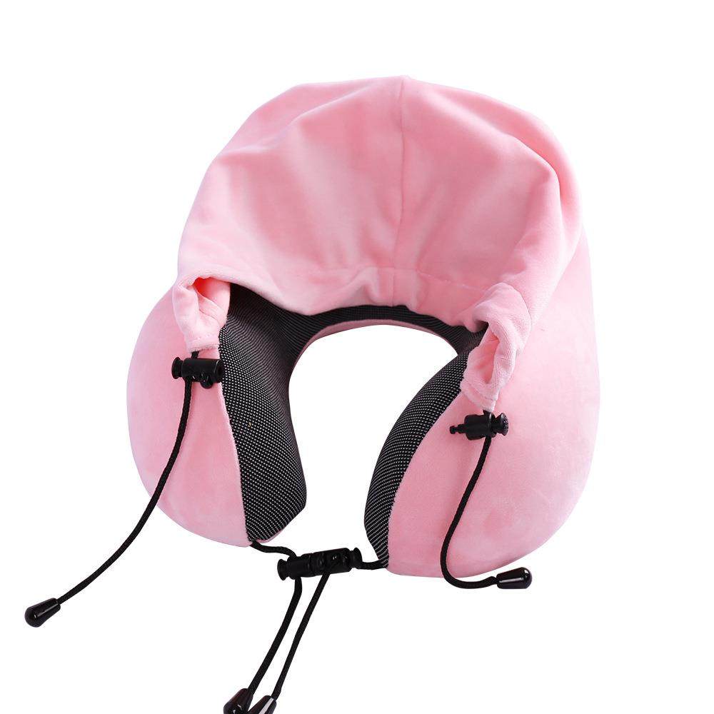 新品记忆棉连帽u型枕头护颈枕头便携旅行飞机靠枕办公室午睡,床上用品,U型枕/便携枕,淘宝优惠券,粉丝福利购,淘宝优惠卷