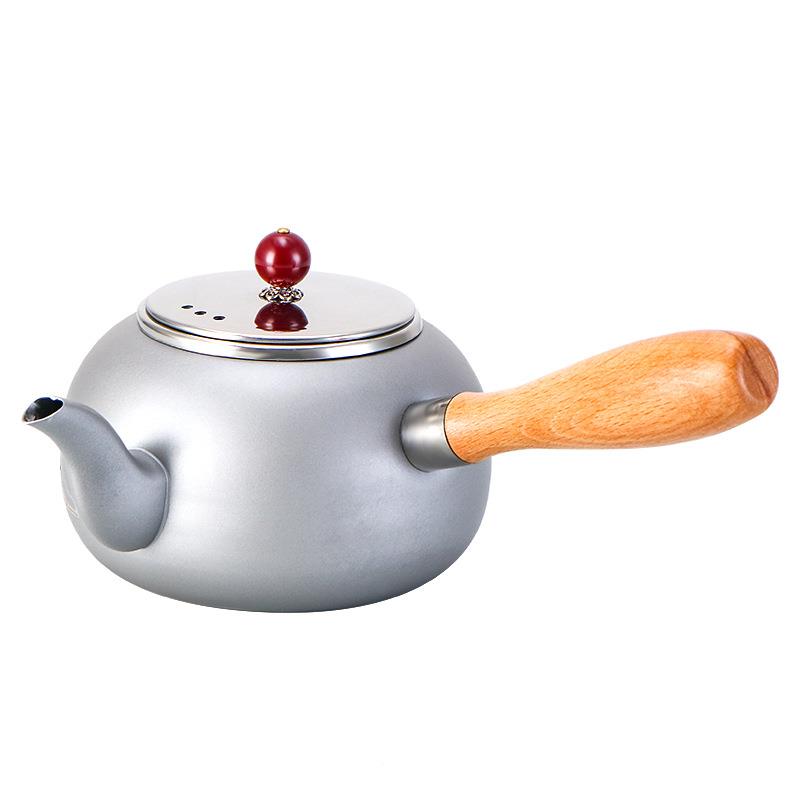 3NF-CB55004不钢泡茶壶壶磁炉围炉煮茶电侧把壶家用户外煮茶锈壶