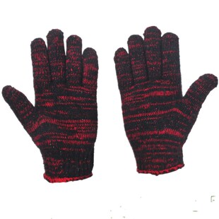 手套工作劳保手套耐磨加厚工厂汽修线手套建筑工地劳动白棉线手套