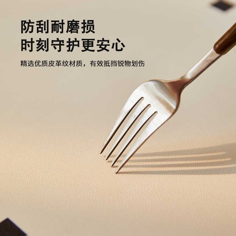轻奢高级感餐边柜桌垫五斗柜防水桌布玄关电视柜盖布入门鞋柜垫子图片