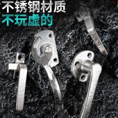 不锈钢304镜面旋转紧迫式 设备把手冷库烤箱海鲜柜拉手 密封涂装