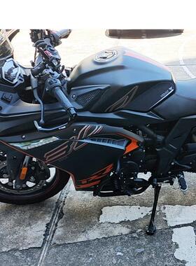 无极300RR油箱保护贴防水防刮鱼骨侧边贴摩托车改装个性加油盖子