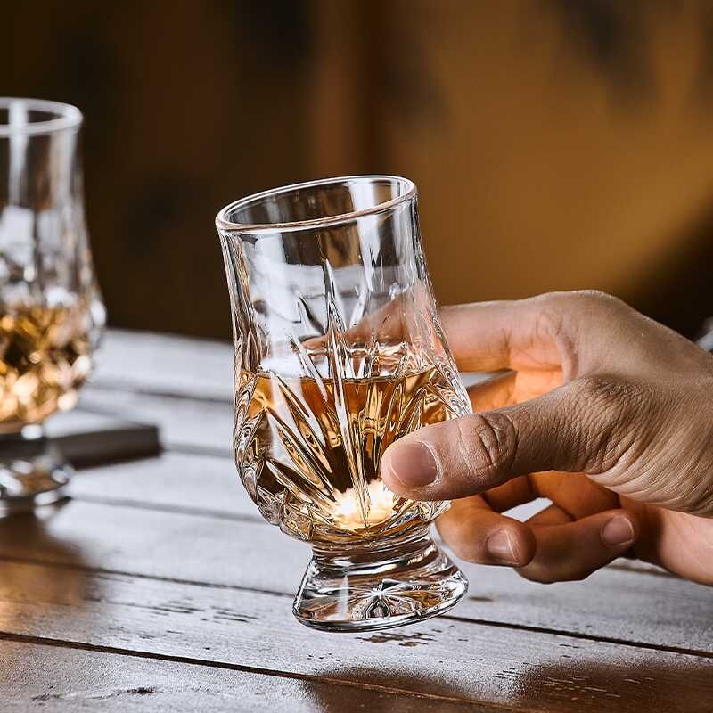 水晶闻香杯套装威士忌酒杯专业品鉴杯白兰地洋酒杯子干邑杯图片