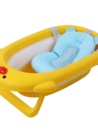 婴儿洗澡盆宝宝折叠浴盆新生幼儿童可坐躺沐浴桶小孩用品大号0