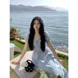 设计感小众时连衣裙女 法式 甜美夏季 新款 显瘦气质法式
