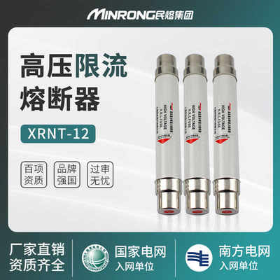 民熔XRNT-12/6.3-40-10-16-20-25A高压限流熔断器XRNT1-10KV