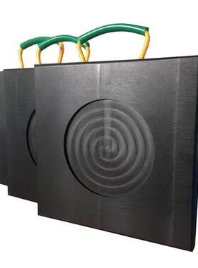 高分乙子聚烯支腿垫板大吨位吊车泵重起机WLR用抗压耐车磨黑色垫