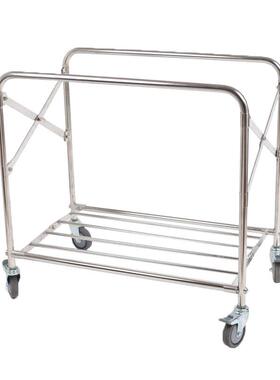 布草不车折叠钢酒店宾馆客房干湿分类手洗衣清洁锈服务车万推向轮