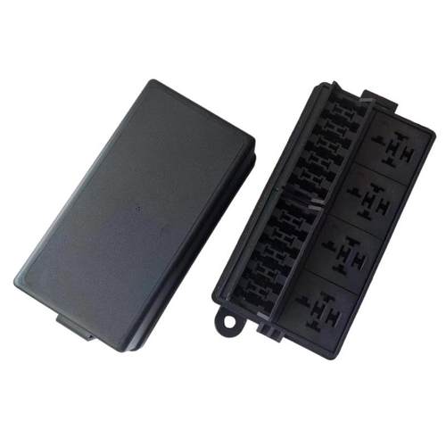 12路保险盒汽车房车改装保险盒4个继电器保险丝继电器盒继电器线