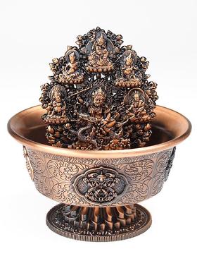 新款水赞巴拉合占金藏式巴拉20231130黄神藏传财神财摆件直供播