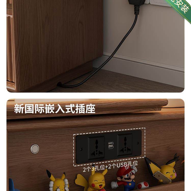 可伸缩实木吧台桌子家用阳台休闲小户型隔断窄岛台餐边柜一体