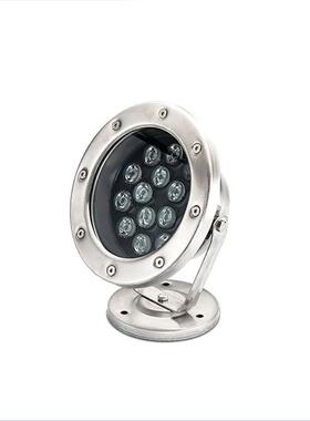 LED不锈钢2水下灯鱼池亮灯化1V24潜水灯七彩外水底喷泉灯户游泳池