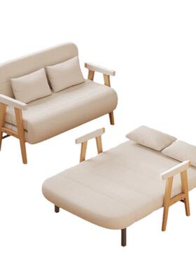 懒人折10791叠沙发地床一体功两用小户型不占方单人多能伸缩沙床