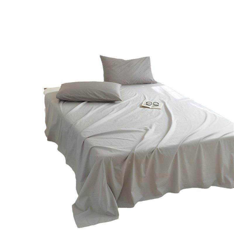in简约60支全100全棉棉家床s单单品纯色用水洗棉纯棉床单单件枕套,床上用品,床单,淘宝优惠券,粉丝福利购,淘宝优惠卷