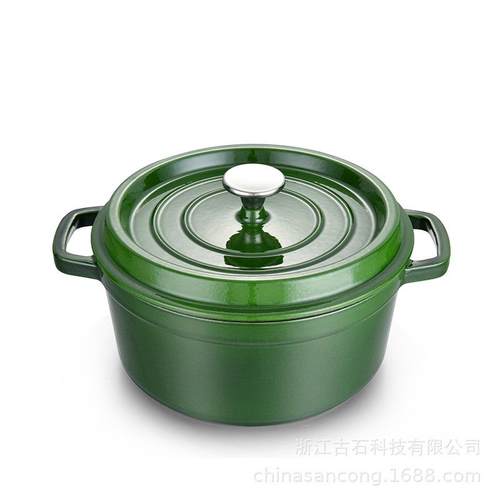 厨具珐琅锅铸铁锅炖锅家用搪瓷汤锅
