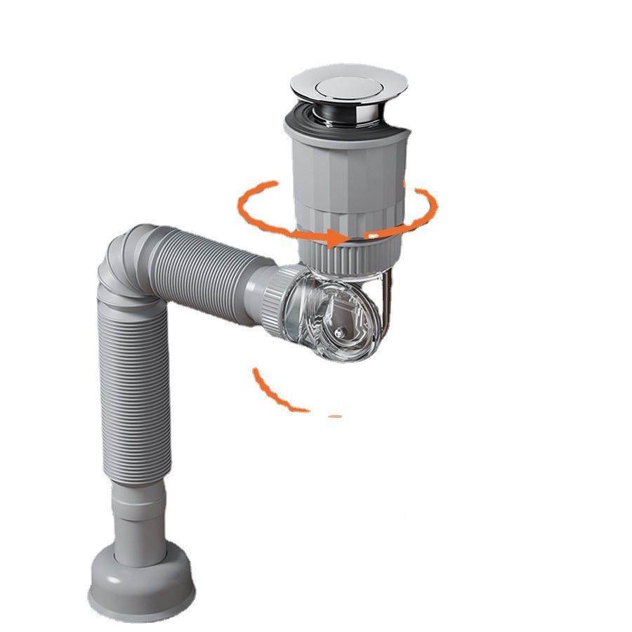 洗手面盆下器软万向管反味防堵防水臭墙排管器套装弹防跳防臭,家装主材,下水器,淘宝优惠券,粉丝福利购,淘宝优惠卷