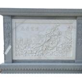 石雕影壁墙花岗岩福字影壁青石大理石别墅庭院门口雕塑摆件