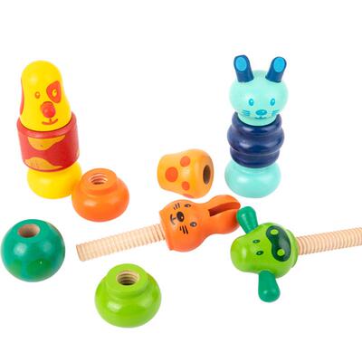 儿童拧螺丝玩具拆装1-2岁3宝宝形状配对积木螺母组装拆卸动手益智