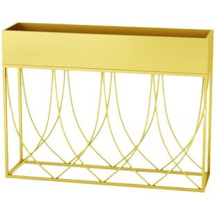 户外不锈钢花箱室内围栏隔断可移动奶茶店餐厅店长方形种植槽花架