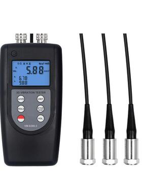 兰泰三通道测振仪VM-6380-3三点压电式振动传感器振动监测仪震动