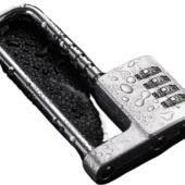 u型密码 锁锁大挂锁U形衣柜文件柜门把手书柜插锁叉储物柜小锁新款