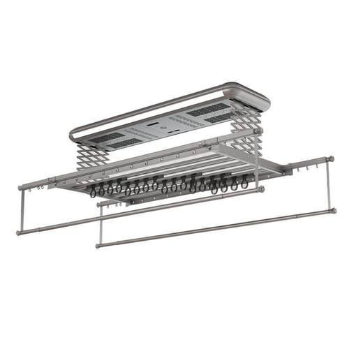 阳台电动晾衣架带烘干智能晾衣架全铝材升降晾衣架双排剪刀包安装