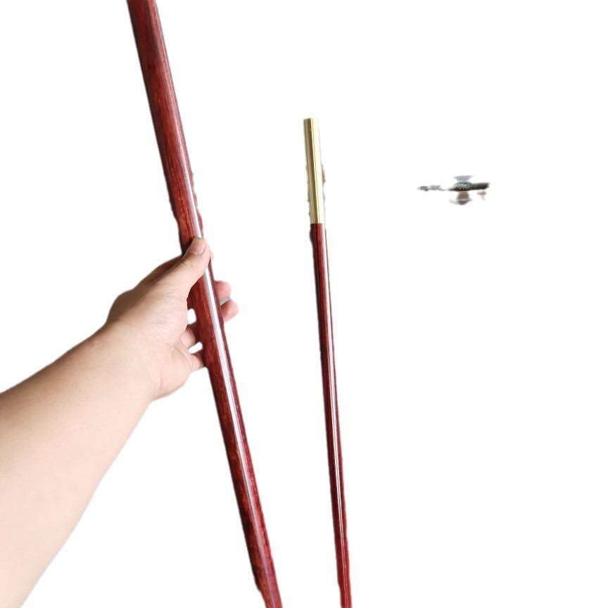 紫檀木武术棍子金箍棒高密度紫檀木质1.2米健身棍厂家直供