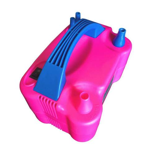 便携式电动打气筒吹气球机充气泵快速自动打气机双孔自动出气筒