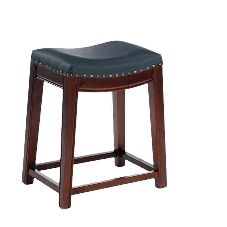 实木简约高脚凳家用橱柜吧台凳岛台马鞍凳牛皮吧台椅厨房吧台椅,商业/办公家具,酒吧椅,淘宝优惠券,粉丝福利购,淘宝优惠卷