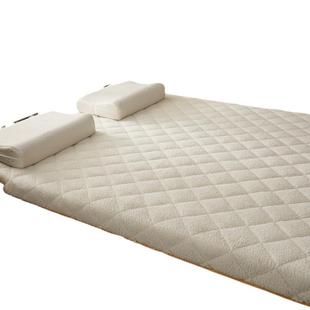 羊羔绒保暖床垫加厚宿舍纯色垫子可折叠南通家纺+毛垫学生床