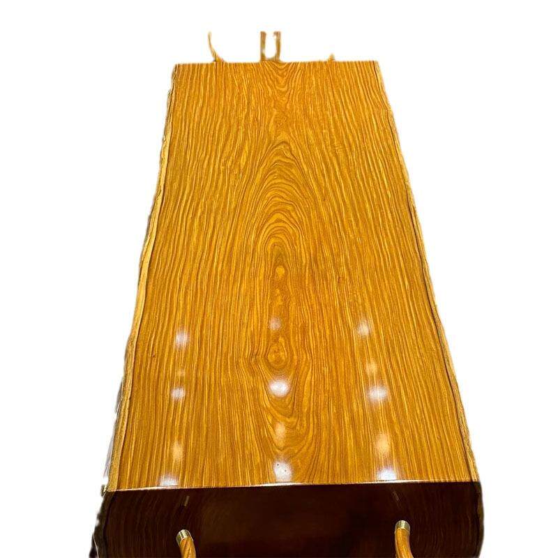 柚木大板原木整体桌奥坎巴花实木会议桌办公桌红花梨中式茶桌书桌