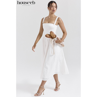 HouseofCB优雅刺绣连衣裙