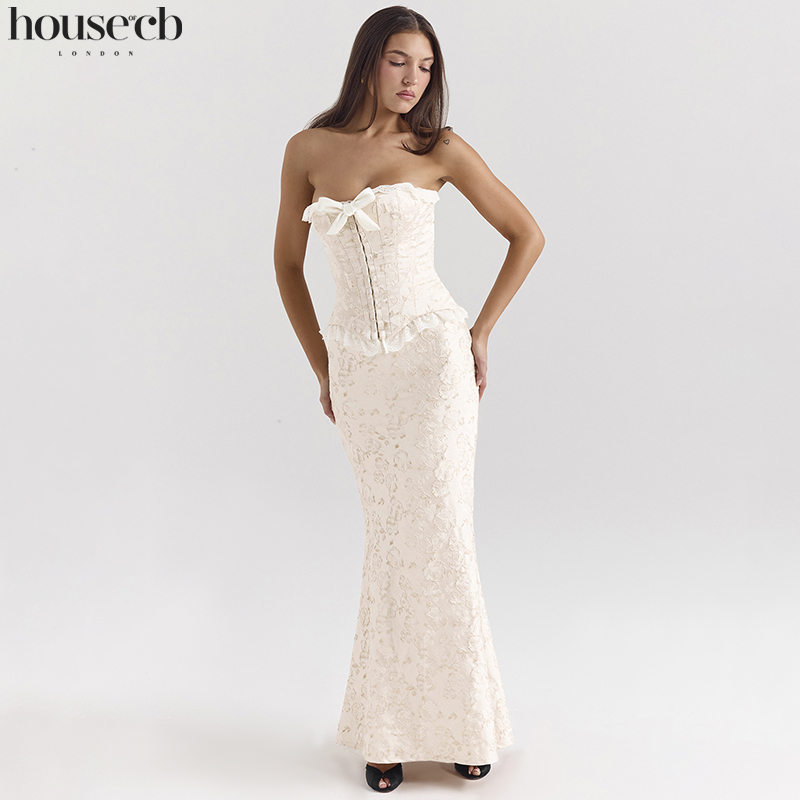 HouseofCB法式提花束腰胸衣