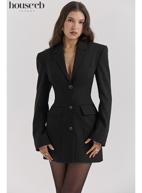 House of CB 都市风百搭休闲西装连衣裙Amia