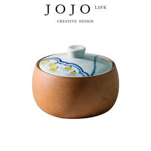 PD·green·餐具家用日式 JOJO& 39;S 陶瓷带盖佛